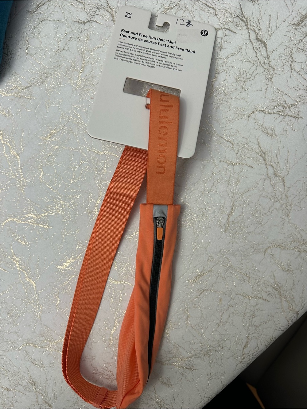 lululemon Fast and Free RunNing Belt Mini — Orange